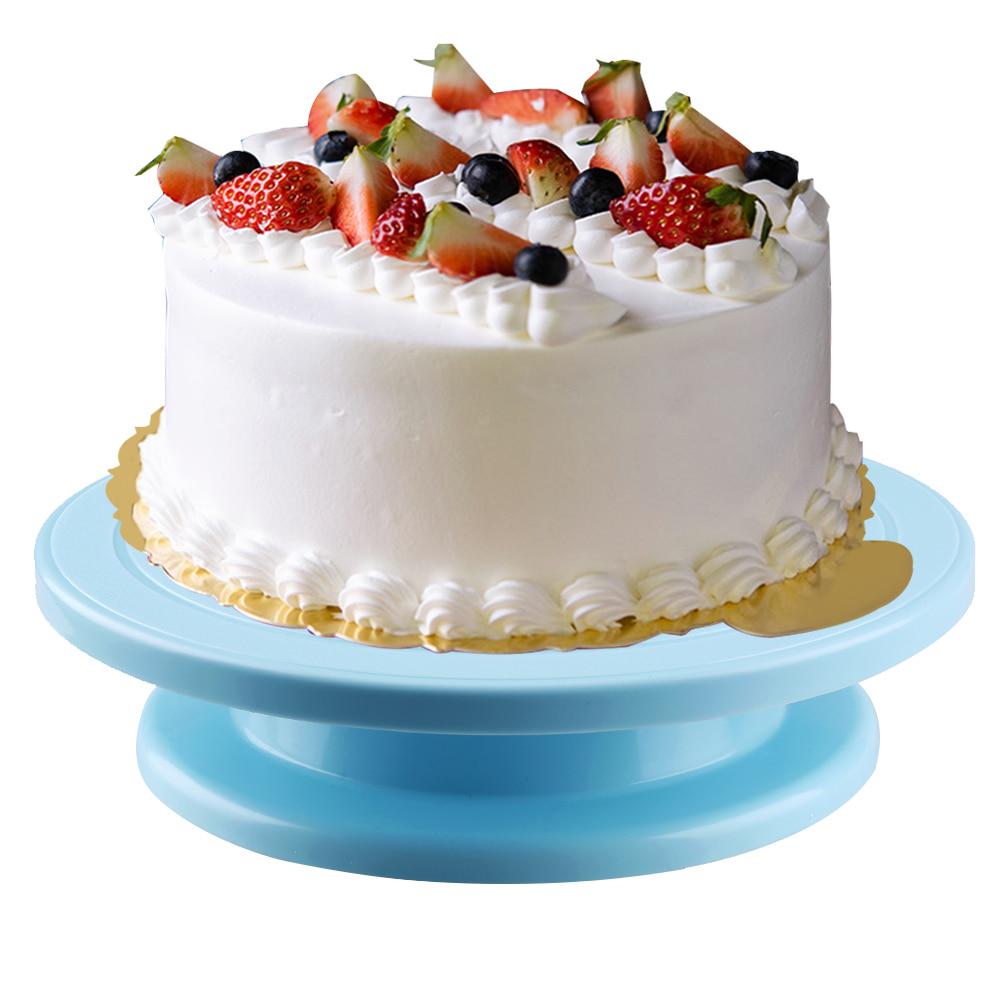 360 Revolving Cake Turntable Sugar Stand Cake Swivel Plate Platform Baking Tools Pastry Supplies Cake Stand AVE