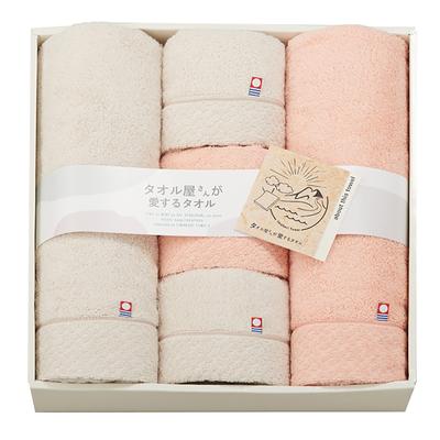 Подарочный набор полотенец Imabari Towel, 5 банных полотенец x 2 полотенца для лица x 3 полотенца, полюбившиеся магазинам полотенец, упакованы в подарочную коробку, сделано в Японии (60 120см) (34 80см)
