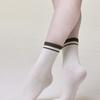 HUGDAY Point Stripe Gold Quarter Socks