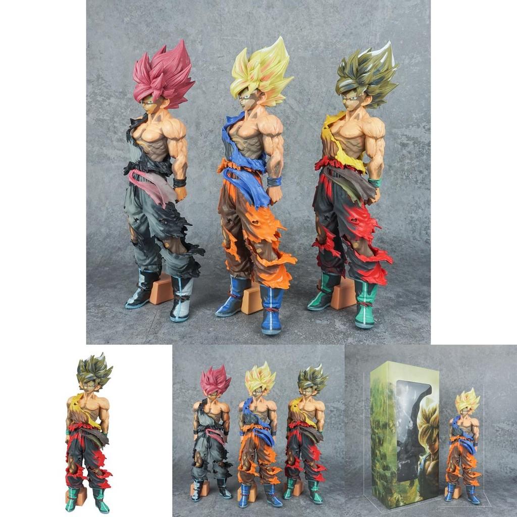 Фигурка Son Goku из Dragon Ball, цветная, ПВХ, с дизайном боевых повреждений, для коллекции