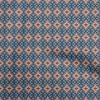 Cotton Flex Blue Fabric Asian Kilim Sewing Craft Projects Fabric Prints By Yard 40 Inch