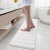 Olanly Soft Memory Foam Bathroom Bath Mat Absorbent Non-Slip Bath Mat Washable Comfortable Bath Mat Easy to Dry For Bathroom Rug