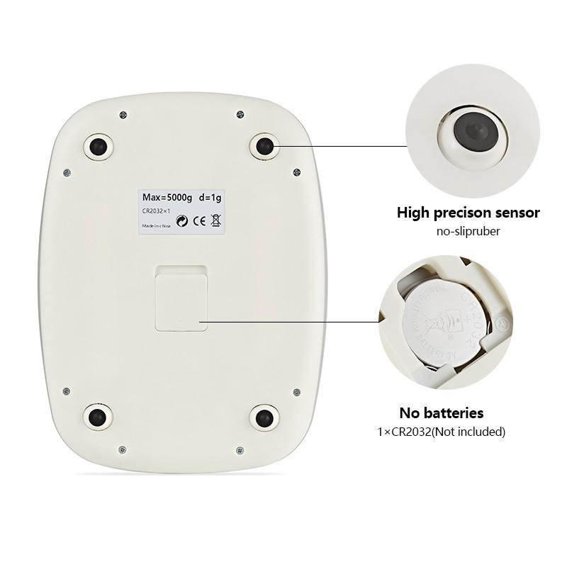 5 кг/1 г кухонные электронные весы, цифровые ЖК-дисплеи, пищевые весы, кухонные весы для выпечки, приготовления пищи и приготовления еды