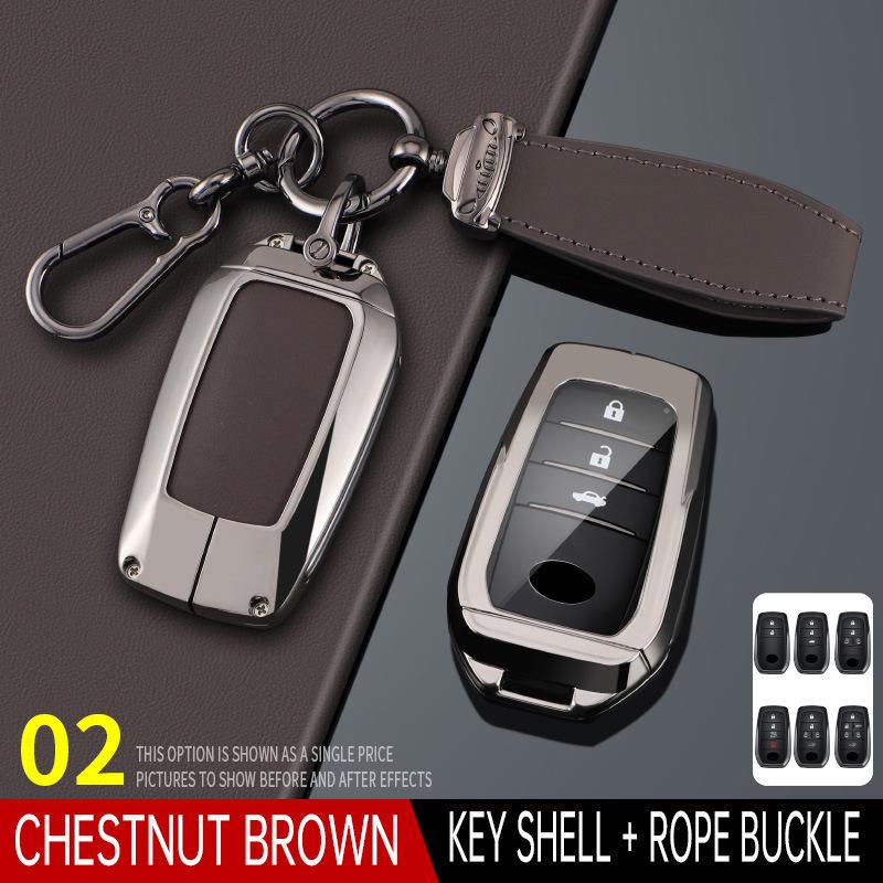 Toyota Key Cover for Camry, Corolla, Levin, Avalon, RAV4, Wildlander, Cupra, and Prado