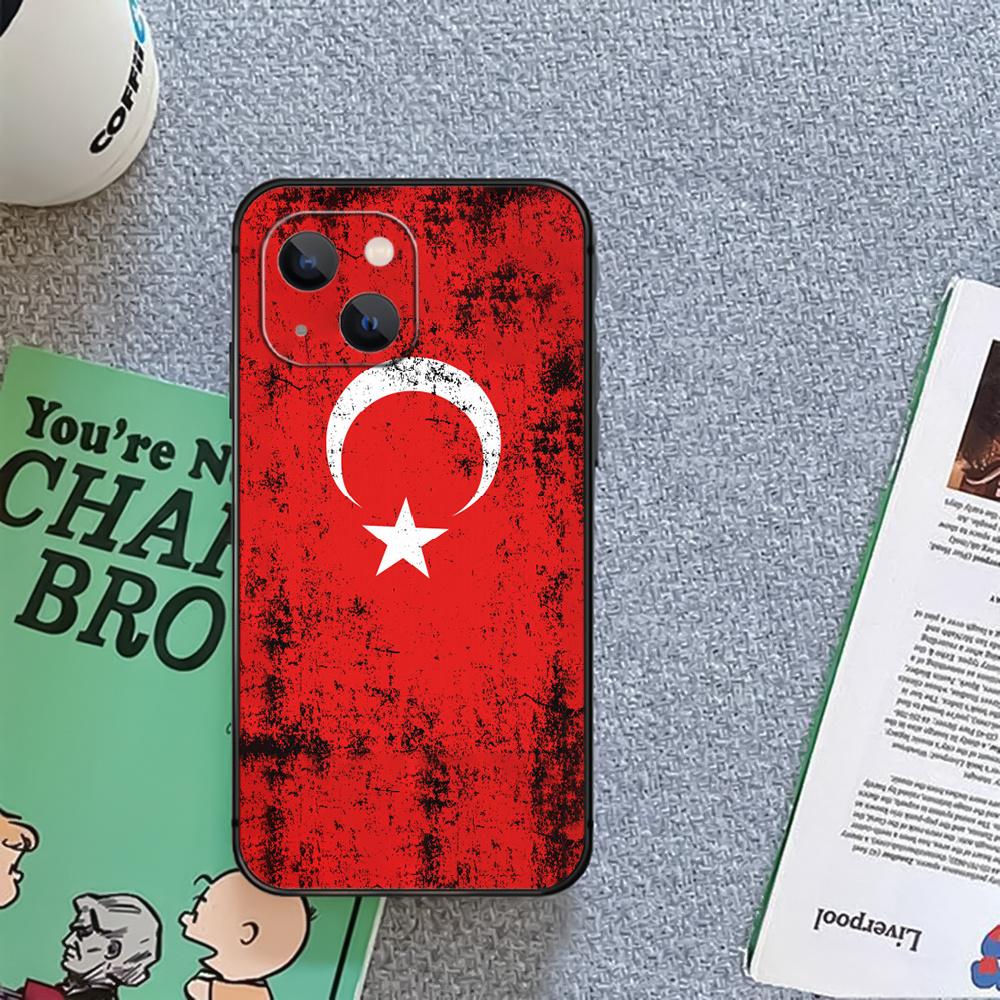 Чехол для телефона с турецким флагом Турции, чехол для Iphone Xiaomi Mi Samsung Galaxy Redmi Note AS 11 12 13 14 15 22 23 24 5G Pro Plus Max Fe Ultra