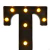 LED Marquee Letter Light Black Up Alphabet Sign for Birthday Wall Home
