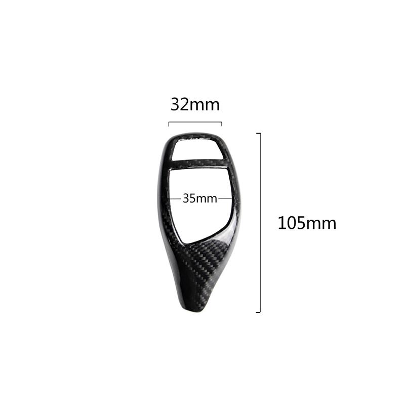 Крышка ручки переключения передач из углеродного волокна для BMW 1 2 3 4 5 6 серии X3 X4 X5 X6 F20 F22 F30 F34 F36 F10 F11 F06 F25 F26 F15 F16