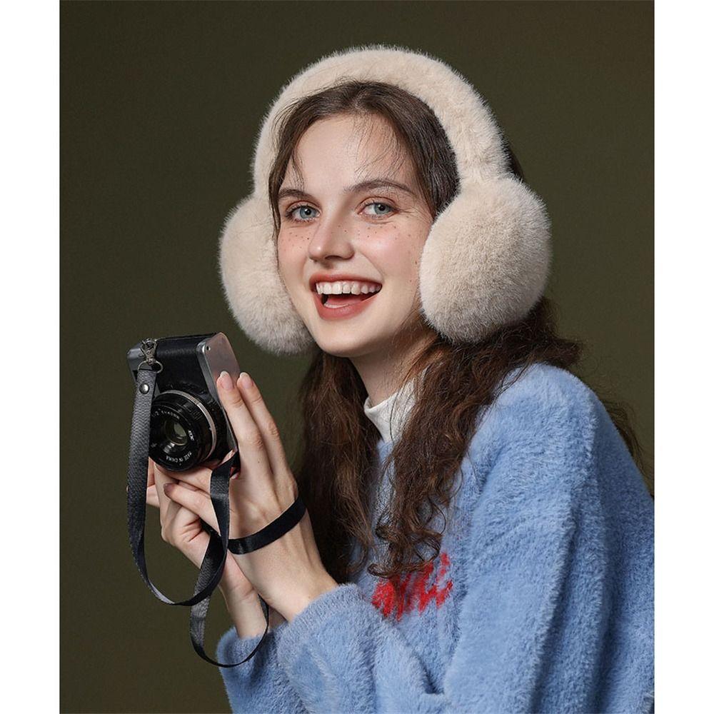 Faux Rabbit Fur Soft Earmuffs Soft Ear Covers Fashion Winter Ear Muffs for Women & Men
