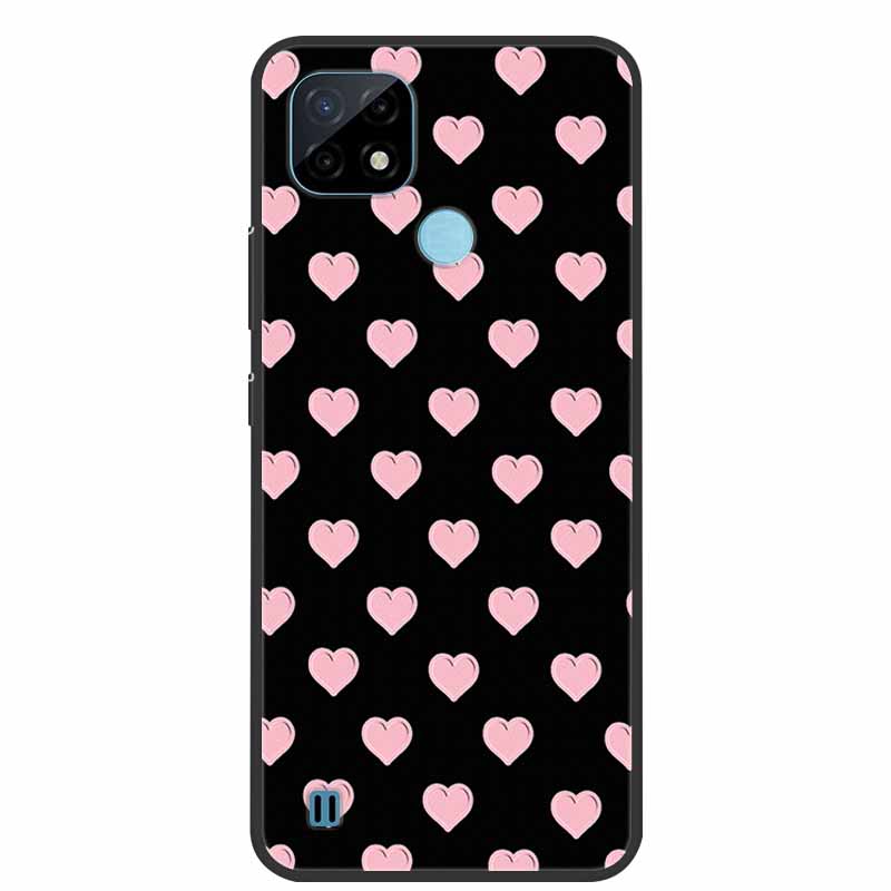 Чехол для Realme C21Y 3D Цветочный тисненый Мягкий силиконовый чехол для телефона Для OPPO Realme C21Y RMX3261 Capa TPU Funda Realmi C21 Y Coque