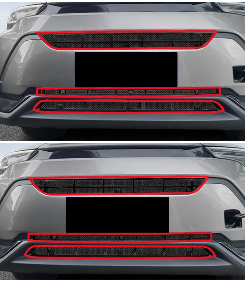 Сетка-москитка на решетку радиатора Toyota Fenglanda, модель 26, с креплением-клипсой, не требует разборки
