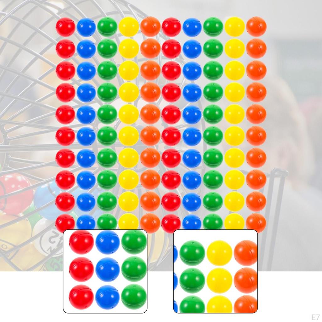 Raffle Balls Bingo for Party Decorative Compact Smooth Lightweight Decoration Round