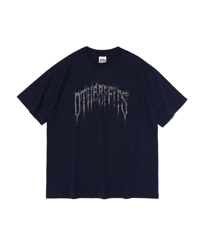 OTHERFITS Невыцветающая футболка с коротким рукавом 'Кровь' (военно-морской флот)