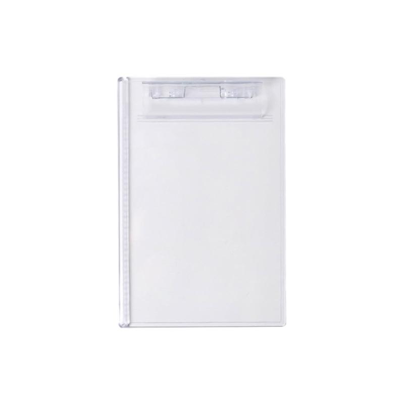 Буфер обмена Акриловый прозрачный буфер обмена Держатель для бумаги Доска для письма с зажимом для документов в форме заметок