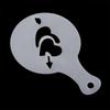 16pcs Funny Latte Cake Decorating Coffee Art Stencils Foam Tool Cappuccino