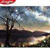 5D Diamond Mosaic Sale Scenery Diamond Painting Full Round Moonlight Diamond Embroidery Scenic Rhinestones Pictures