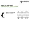 Bauerfeind Sports Achilles a Achilles Tendon A General Medical Device with Silicone Padding for Comfortable Support, German-made Support. Compression.