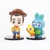 Charming Pink Bear Rabbit Alien Cartoon Figurines Pvc Anime Characters 8cm Set
