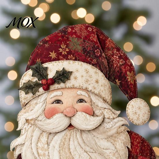 Decorative Fabric Scrap Set Christmas DIY Patchwork Kit, Halloween Witch Hat Sewing Xmas Enthusiasts Animal Craft Kit for Beginners, Handmade Holiday
