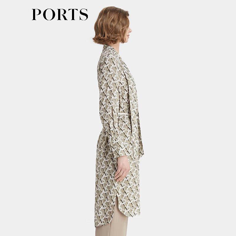 Ports Женское элегантное миди-платье с поясом