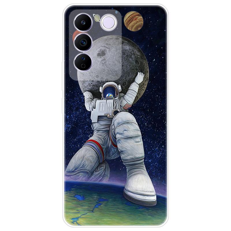 For Vivo V27e V 27e Case Soft Silicone Back Cover Cartoon Phone Case Diversification