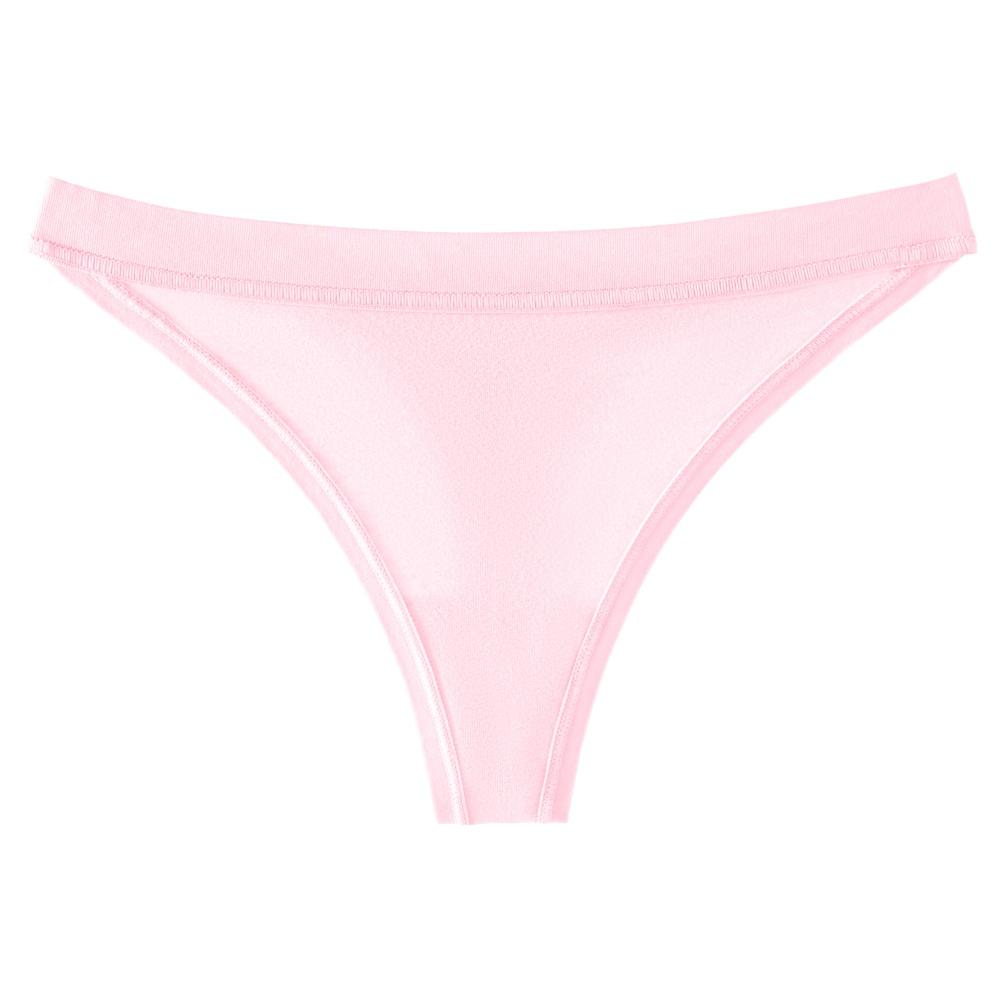 Женские спортивные трусики-стринги большого размера, однотонные, с Т-образным вырезом