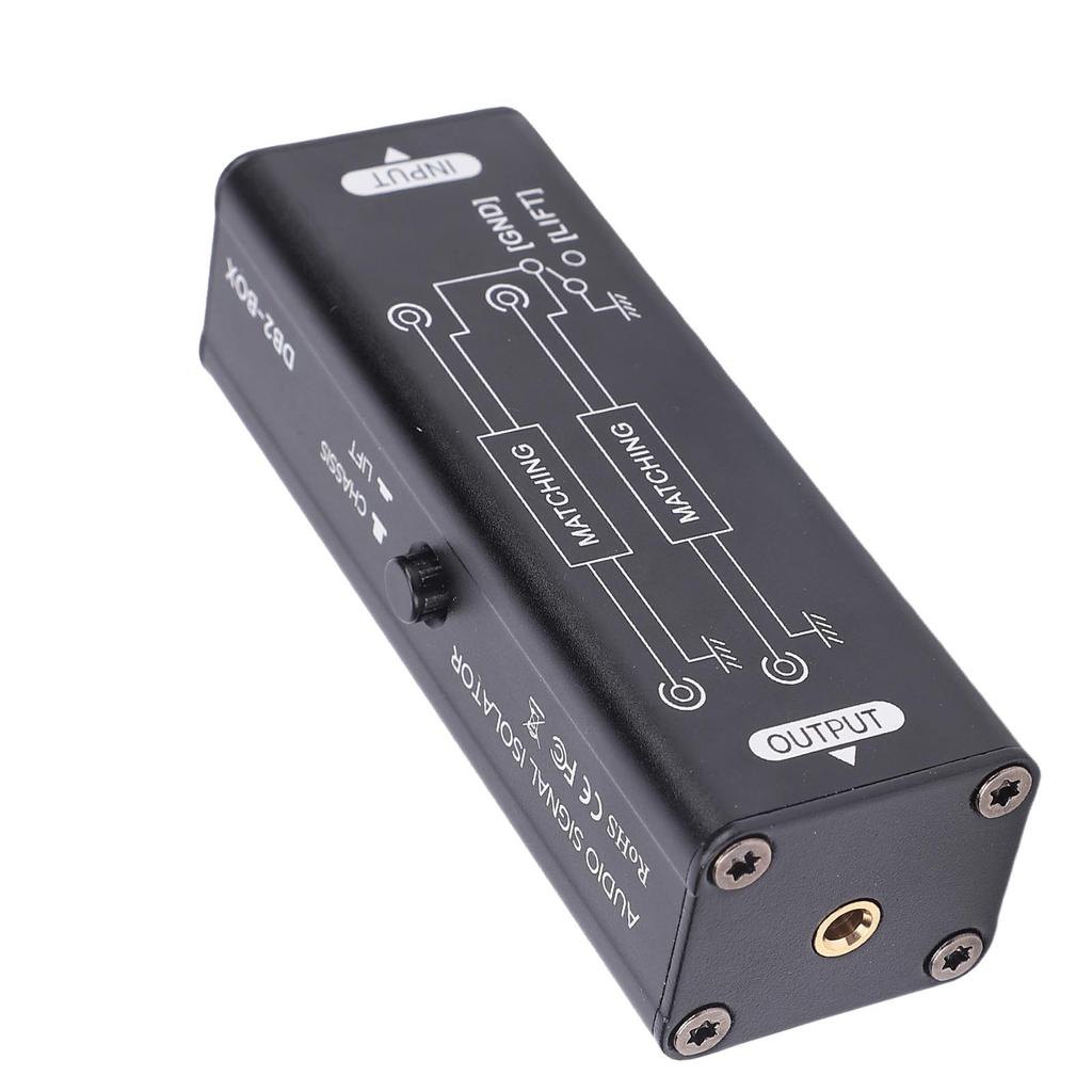 Audio Signal Isolator Passive Hum Eliminator Precise Isolation 3.5mm Interface Audio Noise Filter for Concert Studio
