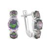 Silver Earrings with Mystic Topaz 5.95ct (2117230)