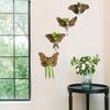 1Pc Butterfly Style European Style Test Tube Originality Wooden Bohemia Hollow Out Wall Decoration Plant Rack