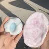 Пластичная игрушка-антистресс с надувателем, снимающая тревожность, сжимаемый мячик, сенсорная игрушка для детей, подростков, взрослых, портативный мягкий мячик из ТПЭ, пищалка-игрушка
