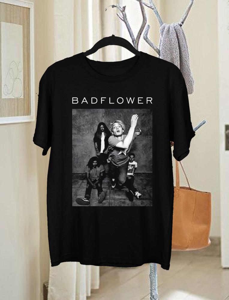 NEW Badflowers Band Retro T Shirt Black All Size S5Xl Gift Fan KK184 Unisex T-Shirt
