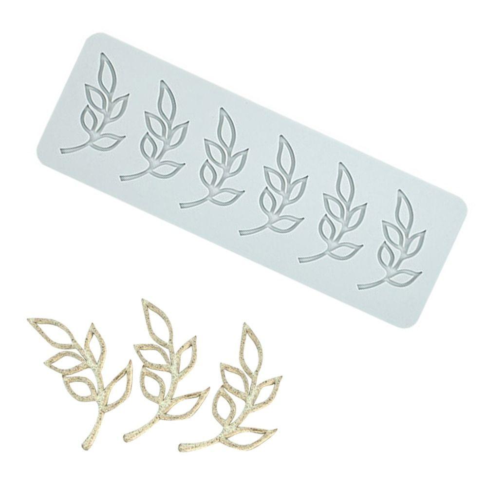 Chocolate Stencil Fondant Mold Cake Decorating Silicone Mould Leaves Leaf Lace Mat Cake Lace Mold