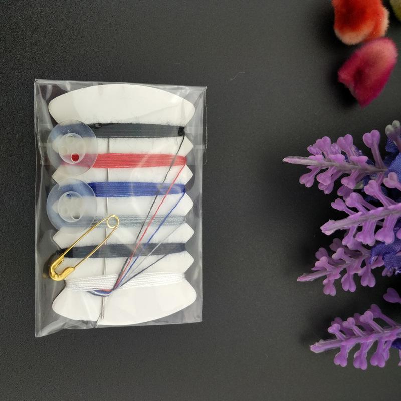 20Pcs/Lot Sewing Kit Includes Needles Thread Buttons and Pins Suitable for Travel and Home Use Kit for Hand Sewing Hotel Bags