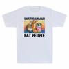 Vegetarian Eat TShirt Animals Vintage The Vegan Sleeve Short Unisexs Save People