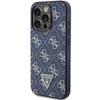 Guess Guhcp15Lpg4Gpb iPhone 15 Pro 6.1 Niebieski/Blue Hardcase 4G Trójkątne Metalowe Logo