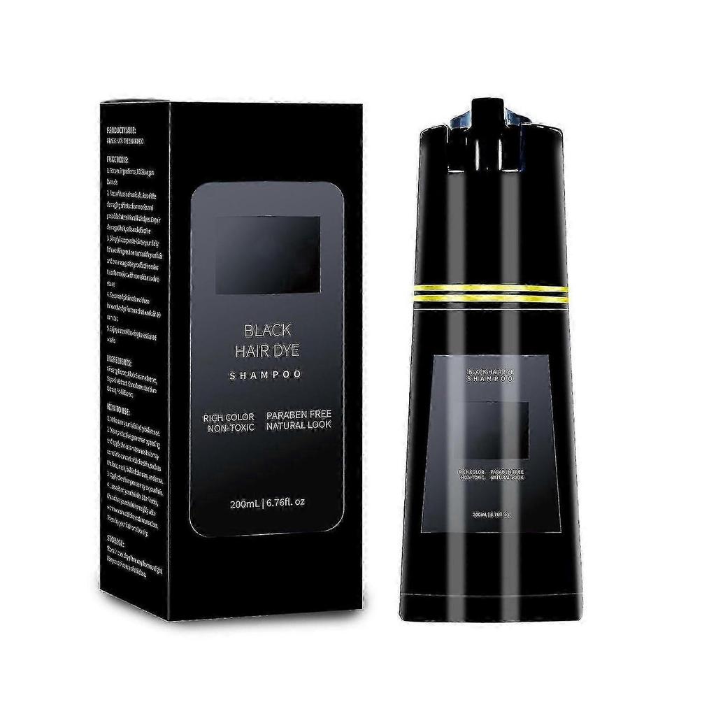 Hair Dye Shampoo, Haircare Instant Dye Shampoo, 200ml Hair Care Instant Dye ShampooQuick coloring