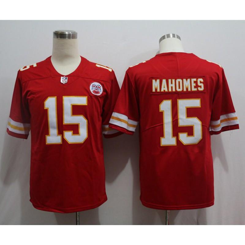 Rugby Fan T-Shirt Vintage Kansas City Chiefs Embroidered Jersey Style Short Sleeve Cotton Tee Men Women