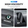 LTBJ7 Car Non Slip Mat Sticky Anti Slip PVC Pads Accessories For Skoda Octavia Superb Rapid Kodiaq Karoq Fabia Kamiq Enyaq Vision RS Y