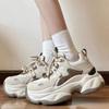 Platform Sneakers Women  2024 New Spring and Autumn Versatile Casual Sports Shoes Women's Shoe  Shoes for Women  High (5cm-8cm)