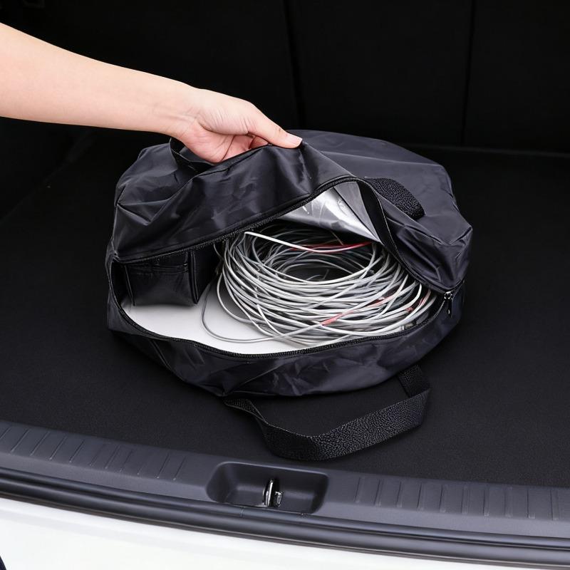 Gardening RV Wires & Cables Harness Storage Bag Portable Heavy-Duty Cable Organizer RV Parts Interior Accessories Black Box RV