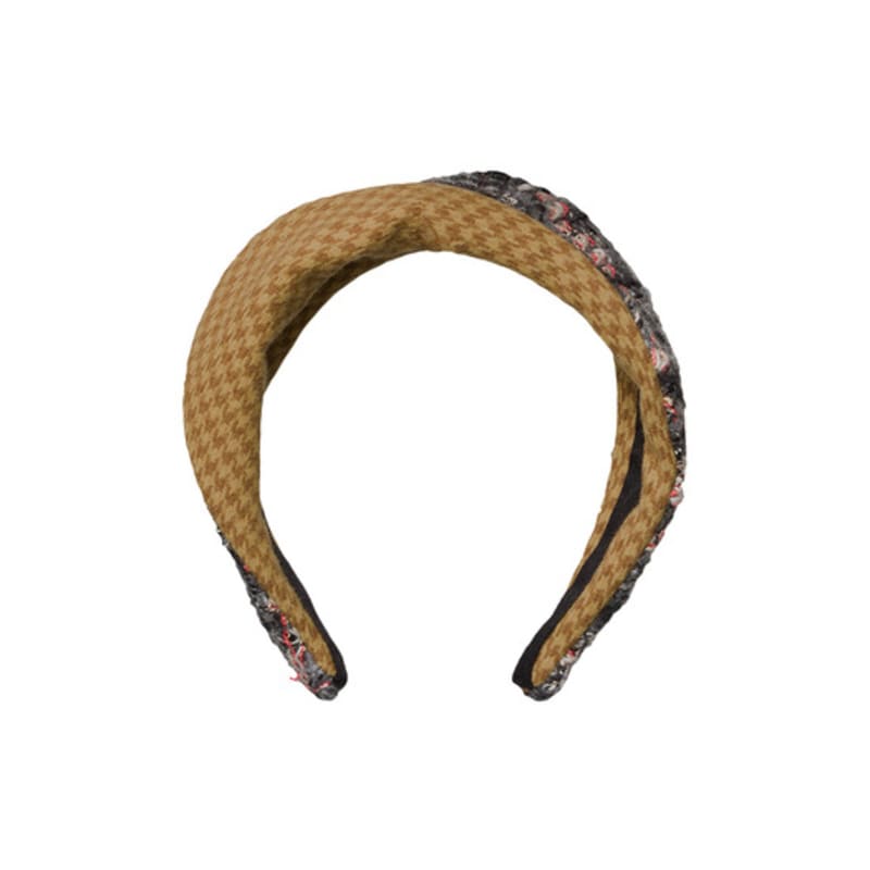 Коричневая шляпка [ободок] Складной фасинатор - Твид