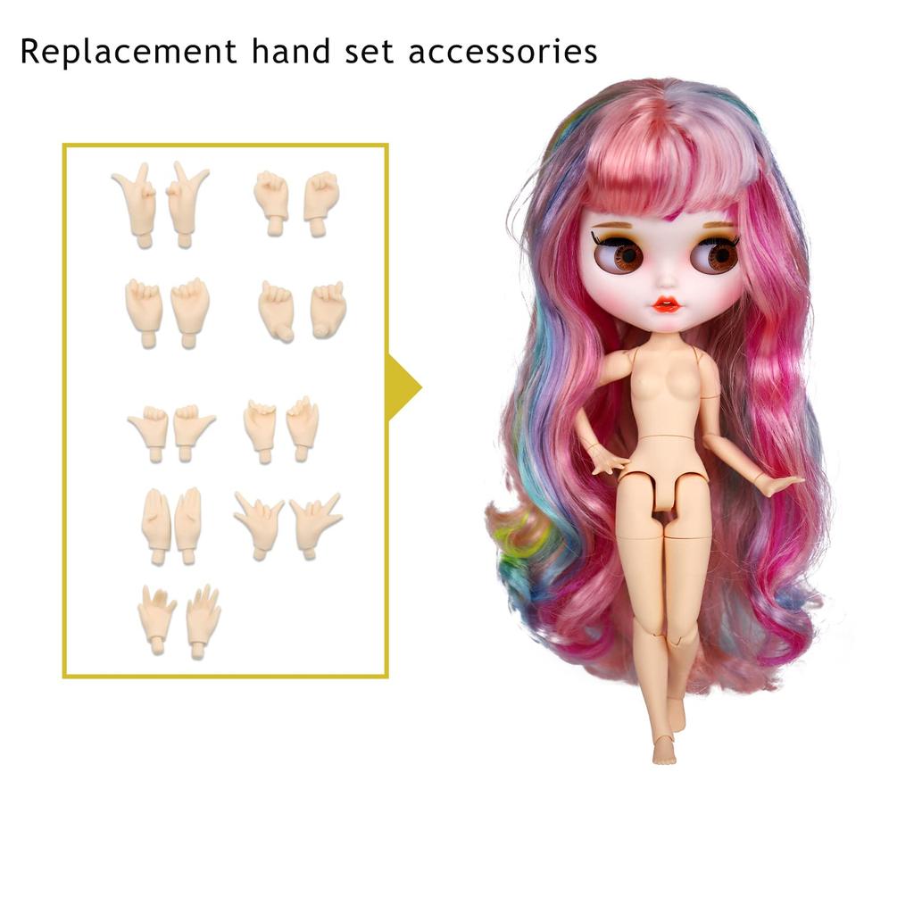 ICY Fortune Days Bjd 19 Improved Jointed BJD 4 Different Pupil Colors Doll, Dolls, 1/6 Toys, 8+(03)