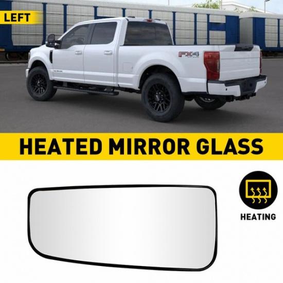 For 2015- F150 F250 F350 F450 F550 Mirror Tow Glass Lower Heated Driver EOA
