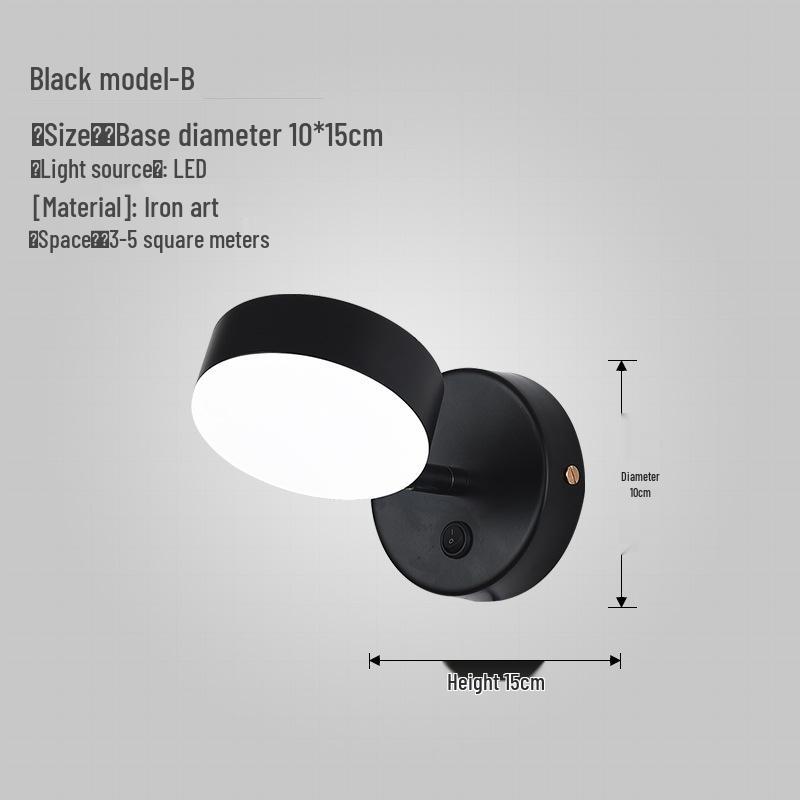 Скандинавский минималистичный светодиодный настенный светильник для гостиной, спальни или прихожей