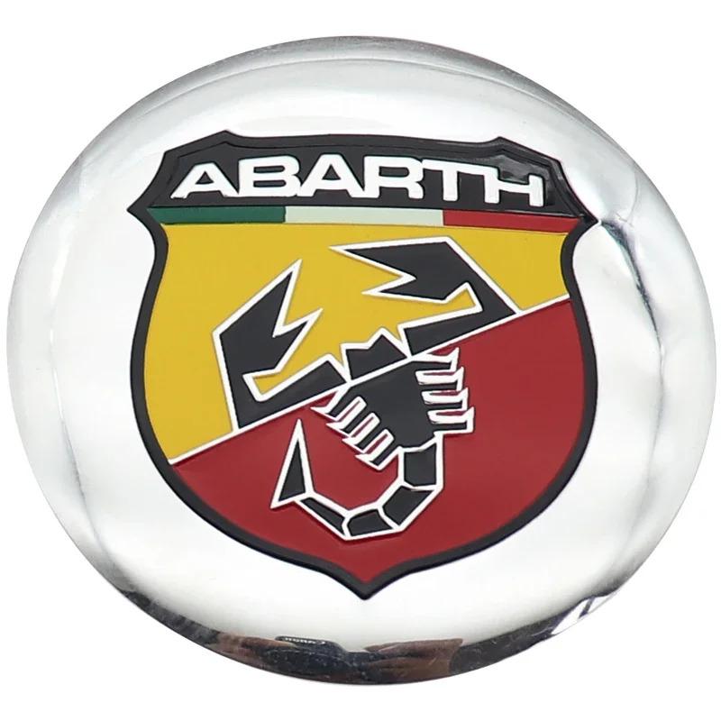 4 шт. Горячая распродажа Abarth 56 мм логотип автомобильный значок Ступица колеса авто Диск переделка пылезащитные крышки значка наклейка стайлинг аксессуары