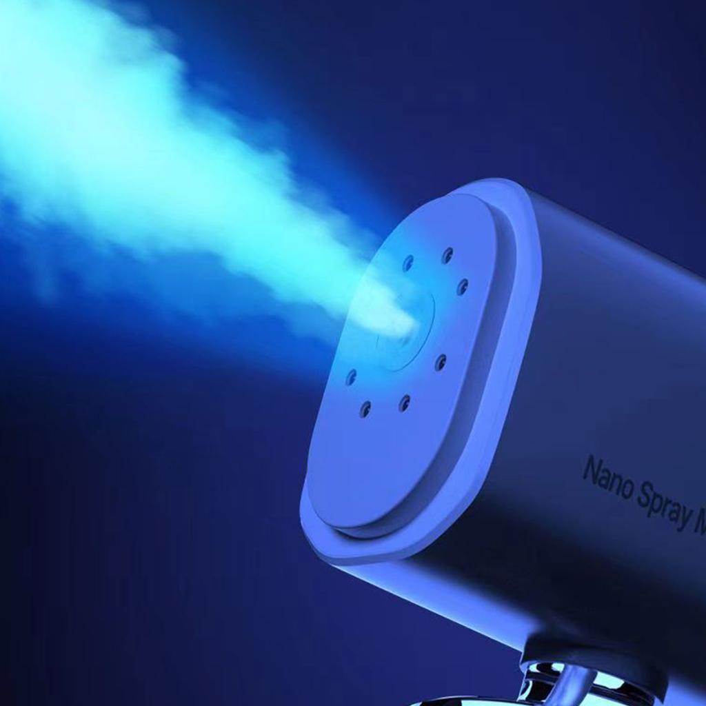 Беспроводной ручной дезинфицирующий спрей, электронный в бытовом помещении для профилактики, нано-спрей с синим светом