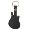 Guitar Pick Holder with 5 Picks, 12x5.2cm Electric Guitar Shape, Hangs from Keys, Compact, Ultra-Lightweight, Portable, and Easily Lost, Perfect Gift