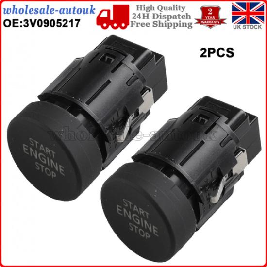 2 шт. Кнопка кнопки запуска/остановки двигателя для Skoda Scala Superb Karoq Kodiaq 3V0905217