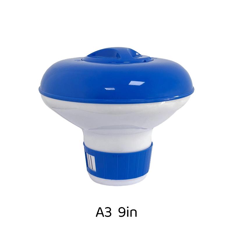 1/2Pcs Adjustable Floating Chlorine Dispenser Pool Water Sterilizer for Inground Above Ground Swimming Pools