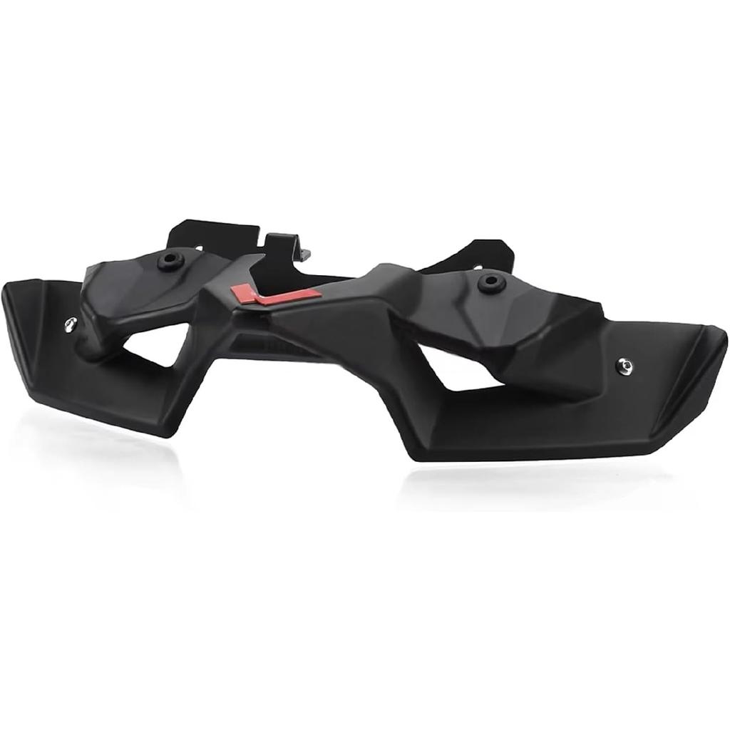 for Z900 2024 Motorcycle Sports Downforce Naked Front Spoiler Aerodynamic Wing Deflector 2020-2024 Motorcycle Parts (Black)
