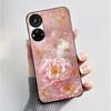 Чехол с принтом для ZTE Blade V40S / Axon 40 SE / Blade V70 Pro Мягкий силиконовый Черный корпус Милый цветочный мультяшный чехол